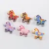Cuentas de Caballos Pequeños de Colores con Agujeros, Cuentas de Personajes de la Suerte, Cadena para Teléfono, Llavero, Collar Hecho a Mano, Accesorios para Joyería DIY al por Mayor