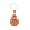 Llavero Personalizado Dispositivo Anti-Pérdida de Posicionamiento y Rastreo Todo Incluido Hecho de Material PU, Estuche de Cuero Localizador Impermeable Adecuado para Airtag