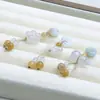 Ágata Natural Cuia Jade Contas Espaçadoras Pequenas Contas de Encaixe Pulseira DIY Acessórios de Contas Pingente Atacado em Estoque