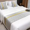 Bandera de Cama Toalla de Cola de Cama Hotel Casa de Huéspedes Casa de Huéspedes Cama Especial Luz Lujo Moda Decoración Tira de Tela Manta
