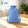 Bolsa de Algodón con Cordón Personalizada Multicolor Accesorios para Joyería Bolsa Pequeña de Tela Artículos Pequeños Regalos Joyería Bolsa de Almacenamiento con Cordón a Prueba de Polvo