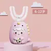 Cepillo de Dientes Eléctrico Infantil Popular en Forma de U Transfronterizo, Cepillo de Dientes Recargable para Bebé, Diseño de Corazón y Dragón de Dibujos Animados