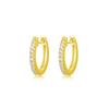 Pendientes de plata de ley S925 con diamantes de una sola fila, sencillos y diarios, para mujer, de lujo, ligeros, exquisitos, a la moda, con forma de hueso de oreja.