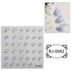 Zhengxiang Transfronteiriço 2023 Adesivos para Nail Art Embossados 5D Desenho Animado Cyber Vermelho Amor DIY Adesivos de Unha Infantis Personalizados Atacado