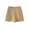 Nueva minifalda básica para mujer de estilo europeo y americano para otoño e invierno (con calzones) S16193