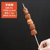 Modelo Barbacoa Alitas de Pollo Olla Caliente Brochetas de Barbacoa Comida Falsa Decoración Sensorial Decoración de Comida Atrezo Brochetas a la Parrilla