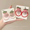 Diadema Cute Fresa para Niñas con Alta Elasticidad y Sin Daño al Cabello. Diadema para Bebé Sin Marcas. Accesorios para el Cabello de Frutas