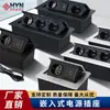 Enchufe de Escritorio Embebido Estándar Europeo Transfronterizo Caja de Cables Multifunción Estándar Europeo Enchufe Multimedia Oculto Enchufe Pop-Up
