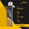 Batería de Litio Grignard TATTU300/450mAh 1S2S3S Alta Tasa FPV Máquina de Cruce Interior Copa Hueca