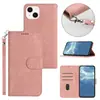 Universal para Funda de Teléfono Móvil 14Pro Funda de Cuero para Teléfono Móvil iPhone 14 Estilo Nuevo Correa para Colgar S23 Funda Protectora Flip Doble Colgante