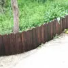 Valla de Diseño Curvo para Jardín Interior, Huerto, Valla de Madera Anticorrosión, Valla Protectora, Recinto para Macizos de Flores, Interior y Exterior