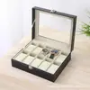 Vitrina Transfronteriza para 6-12 Niñas, Relojes Coleccionables de PU, Uso Doméstico, Gama Alta, Exquisita, Portátil