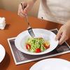 Restaurante Ocidental Alto Valor de Aparência Prato de Plástico Ins de Alta Qualidade Louça Doméstica Prato para Salada Pagatti Chapéu de Palha Rosqueado Prato de Jantar