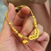 Pulsera de Monedas de Cinco Emperadores de Color de Alto Valor Pulsera para Mujer Lujo Ligero Retro Versátil Pulsera Atmosférica de Industria Pesada Lista Escrita de Xiaohong
