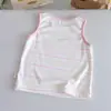 Chaleco de Dibujos Animados para Bebé Niña 26 Nuevo Verano Ultra Suave Delgado Sin Mangas Camiseta con Estampado de Cachorro Rayado Transpirable Ropa Exterior 3