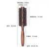 Peine Rizador de Madera de Loto con Cerdas de Jabalí en Stock de Fábrica, Peine Masajeador Portátil para Limpieza del Cuero Cabelludo, Cepillo para Alisar y Peinar el Cabello