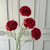 4 flores artificiais de peônia para casamentos, festas de primeiro aniversário, decorações de corredor, flores artificiais para arranjos de chão, vitrines e arranjos florais