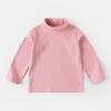Camiseta Infantil Dudu Estilo Primavera y Otoño Camiseta Básica para Niños Top de Manga Larga para Niñas Top Redondo para Bebé Moderno