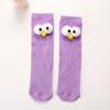 Calcetines para niños Ojos grandes tridimensionales Uso recto delantero y trasero Calcetines para bebé Lindo Dibujo animado Calcetines apilados para bebé