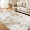 Alfombra de sala de estar plegable lavable de cachemira sintética vintage desgastada transfronteriza con base antideslizante de TPR y pelo corto para dormitorio