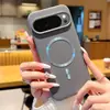 Compatible con Funda Magnética para Teléfono Google Pixel 11ProXL Google 10A Marco Metálico para Lente Funda Protectora de Cuero