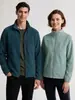 Nuevas chaquetas de otoño e invierno con cuello alto para hombre, chaquetas forradas de forro polar, ropa de trabajo para mujer, uniformes de grupo, impresión de logotipo personalizado