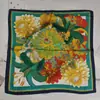 Pañuelo cuadrado estampado de leopardo bufanda coreana femenina de seda versátil pañuelo para el pelo bufanda retro flor de anacardo pañuelo cuadrado pequeño venta al por mayor