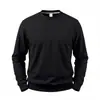Nueva sudadera con cuello redondo, color liso, estilo americano, para otoño e invierno, peso pesado, simple, hip-hop, casual, para ir al trabajo, relajada, versátil