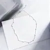 Colar de Pérolas Novo Estilo, Corrente de Clavícula de Moda Personalizada e de Nicho, Estilo Simples do Ins com Gargantilha de Pérolas de Design de Alto Padrão