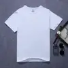 200G Modal Roupa Infantil Manga Curta Gola Redonda Camiseta Roupas em Grupo Roupas de Trabalho Roupas de Aula Cor Sólida Versátil Confortável Imprimível