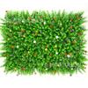 Pared de Plantas Simuladas, Decoración de Césped Artificial de Plástico Falso, Accesorios para Pared de Plantas Verdes, Césped de Eucalipto Simulado Milán Encriptado