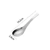 Colher de Sopa Infantil para Bebês em Aço Inoxidável 316 304 Hotel Restaurante Ocidental Colher Espessa Utensílios de Mesa Moderno e Simples