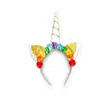 Vestuario de Escenario Accesorios para el Cabello Nueva Diadema de Unicornio para Niños Tocado Diadema de Dibujos Animados para Niñas Accesorios para la Cabeza
