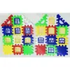 Juguetes de comercio exterior infantil niños ensamblado Casa bloques de construcción casa de plástico empalme ensamblaje construcción forma de casa