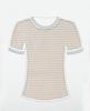Procesamiento y Personalización de Tela para Ropa de Casa de Tejido Plano de Algodón 40S para Primavera y Verano, Tela de Jersey de Algodón Que No Se Desvanece Fácilmente, Tela Rayada