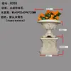 Adornos Artesanales Tallados Estilo Europeo, Macetas, Fibra de Vidrio con Piedra Arenisca, Esculturas de Figuras Occidentales, Recipientes para Flores, Macetas de Comercio Exterior