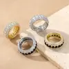 Anillos Populares Transfronterizos Estilo Hip-Hop Punk Coloridos de Moda Calle Personalizados de Alta Gama para Hombres Venta al por Mayor