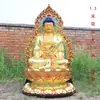 Estatua de Buda Lámpara Ardiente Gran Sol Tathagata Buda Antiguo Lámpara Ardiente Adorno de Estatua de Buda de Resina 88cm 1.46m