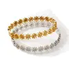Lele Jewelry Atacado Transfronteiriço Pulseiras de Aço Inoxidável de Alta Qualidade Galvanizadas, Joias Femininas de Nicho de Luxo Leve, Mais Vendidas na Europa e América