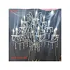 Nueva lámpara colgante de hierro forjado accesorios para bodas lámpara colgante de cristal acrílico transparente marcador de pasillo luminoso luces de decoración para bodas