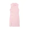 Bestseller transfronterizo de AliExpress producto nuevo primavera 2026 mini vestido elegante y con estilo con decoración de hebilla de nudo 7265541