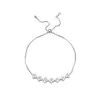 Pulseira de Trevo de Quatro Folhas com Zircônia Doce e de Alto Padrão, Estilo Novo, Transfronteiriça, Joia de Nicho, Versátil e Fashion para o Dia dos Namorados