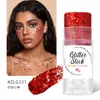 Palito de Brillo para Comercio Exterior, Brillo de Alto Brillo para Rostro y Ojos, Accesorios de Disfraz para Celebración de Festival, Carnaval, Escenario, Fiesta