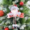 Pingente de Boneca de Natal Transfronteiriça CY Acessórios para Árvore de Natal Pingente Papai Noel Boneco de Neve Cervo Boneca Pequena Peça para Pendurar