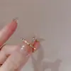 Aço titânio sem descoloração microincrustado pequeno diamante anel para amantes de vida toda namoradas anel luz luxo feminino