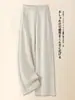 Pantalones Casuales de Pierna Ancha para Mujer 2026 Nueva Moda Otoño Cintura Alta Sueltos Tacto Premium Pantalones de Traje Pantalones de Pierna Recta