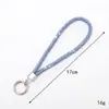 Lanyard de Lujo para Teléfono Llavero de Diamantes Completos Colgante Cadena para Bolso Accesorio DIY Correa de Muñeca Corta Anti-Pérdida