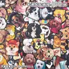 Paquete de pegatinas de dibujos animados, pegatinas de animales lindas para decorar laptops, cuadernos, fundas de teléfono, pegatinas de bricolaje