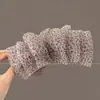 Presilha banana plissada de chifon, presilha vertical, presilha de garra de verão de alta qualidade, presilha para rabo de cavalo na nuca, presilha de cabelo elegante e delicada