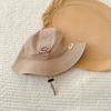 Gorro de verano para bebé, coreano, fino, de secado rápido, con bordado de carita sonriente, parasol colorido, protector solar para bebé, gorro para niño.